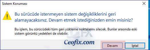 Sistem Geri Yükleme Nasıl Kapatılır Ve Neden Kapatılmalı