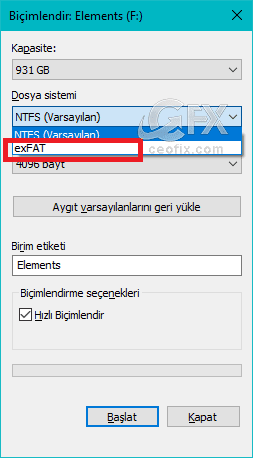 Android Cihaza Harddisk Bağlama Ve ExFat Olarak Biçimlendirme