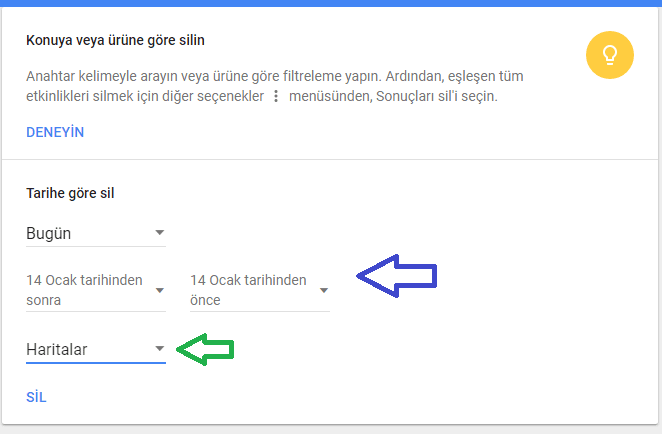 Bilgisayarda Google Haritalar Geçmişi Nasıl Silinir