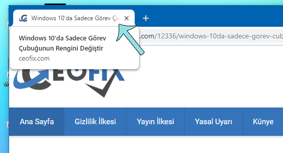 Google Chrome'da Resimli Sekme Ön İzlemelerini Aktif Et