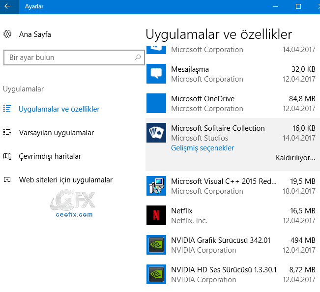 Windows 10 da Aynı Anda Birden Çok Program Nasıl Kaldırılır