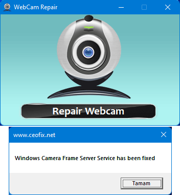 WebCam Repair