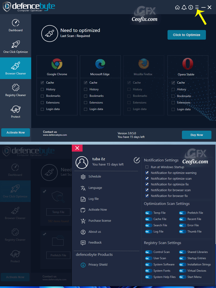 Defencebyte Computer Optimizer 